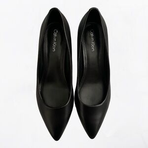 Calvin Klein Toe Block Heel Pumps (Worn Once)